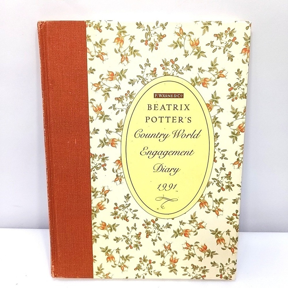 VTG 1991 Beatrix Potter Country World Engagement Diary F Warne Co Planner Book